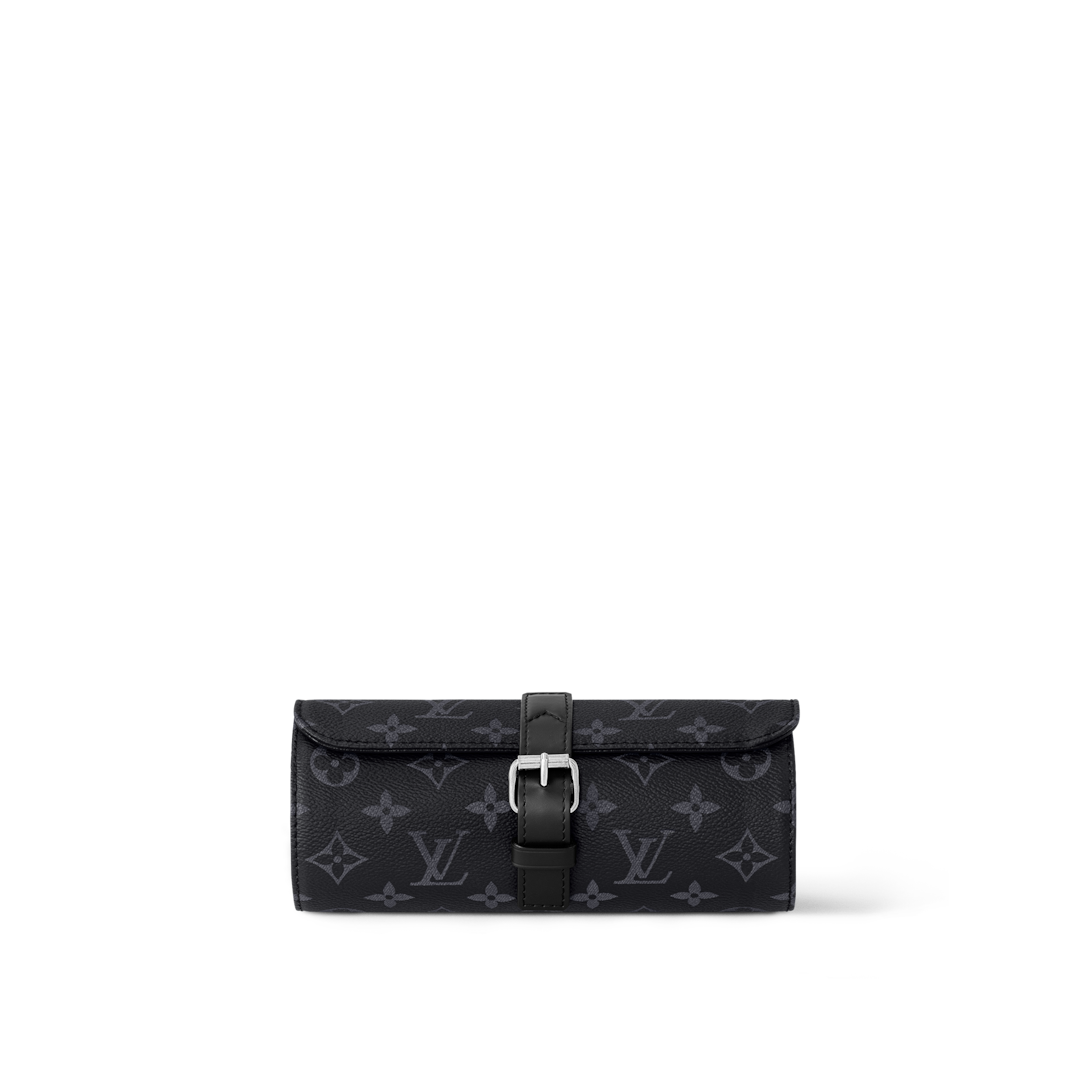 家具・インテリア Louis Vuitton Etui 3 Montre Watch case Estojo para três relógios Monogram Eclipse - Viagem | LOUIS VUITTON ®